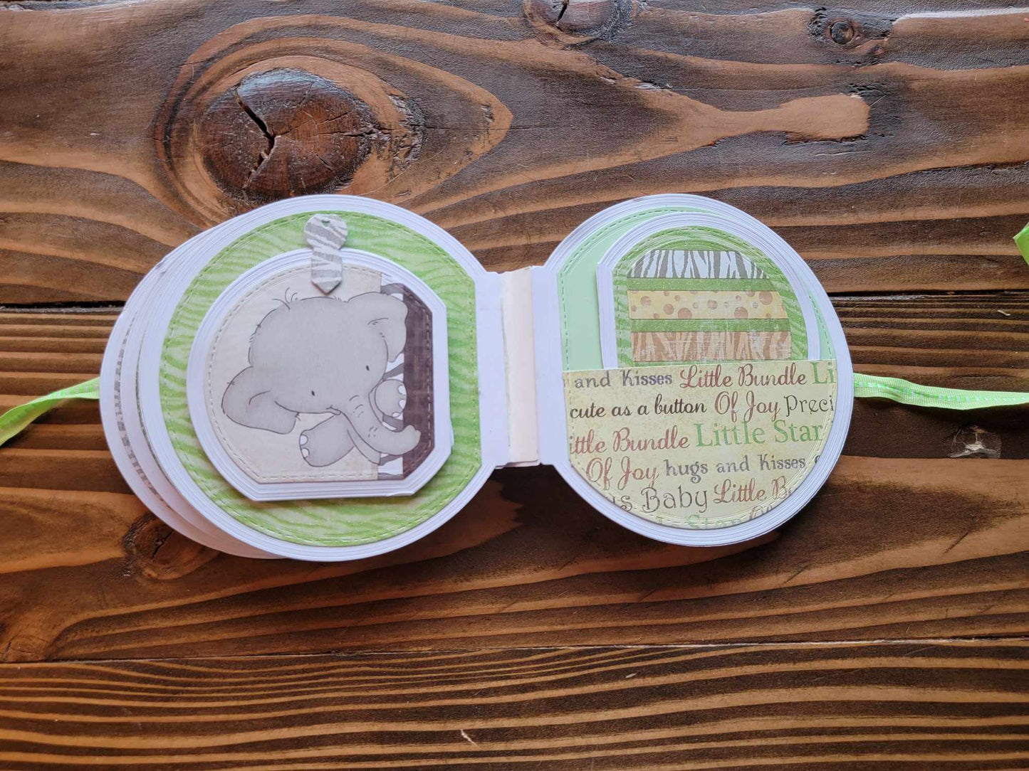 Little One's Memories Mini Scrapbook - Jungle Friends