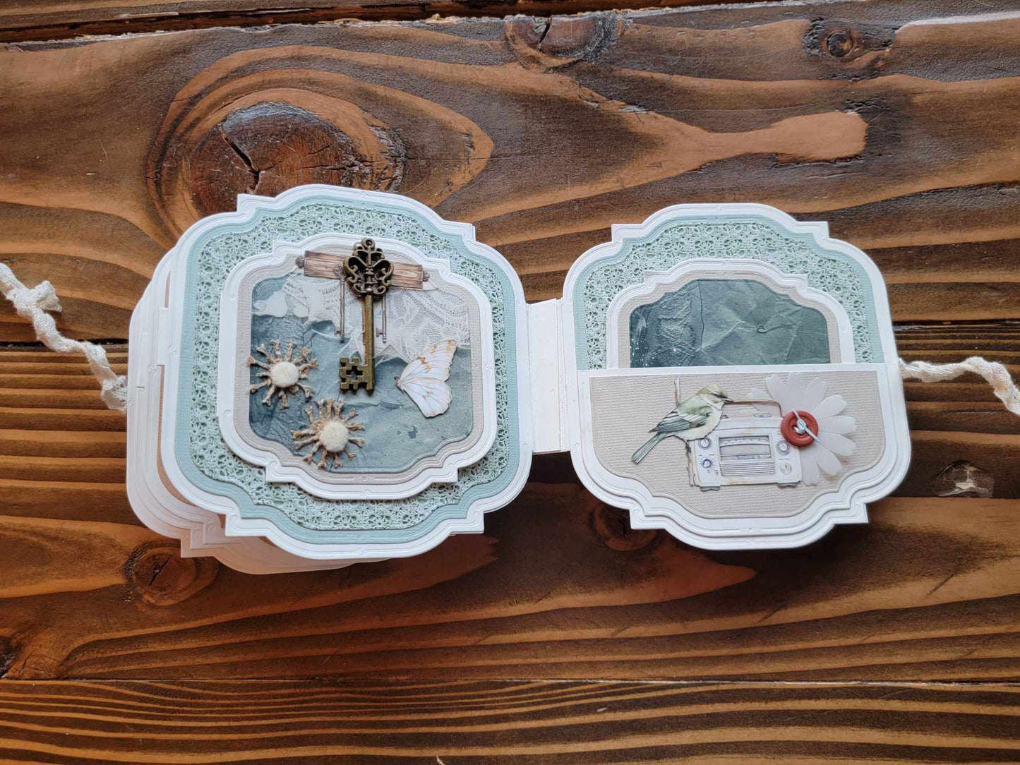 Ethereal Dreams Mini Album - Handmade Keepsake