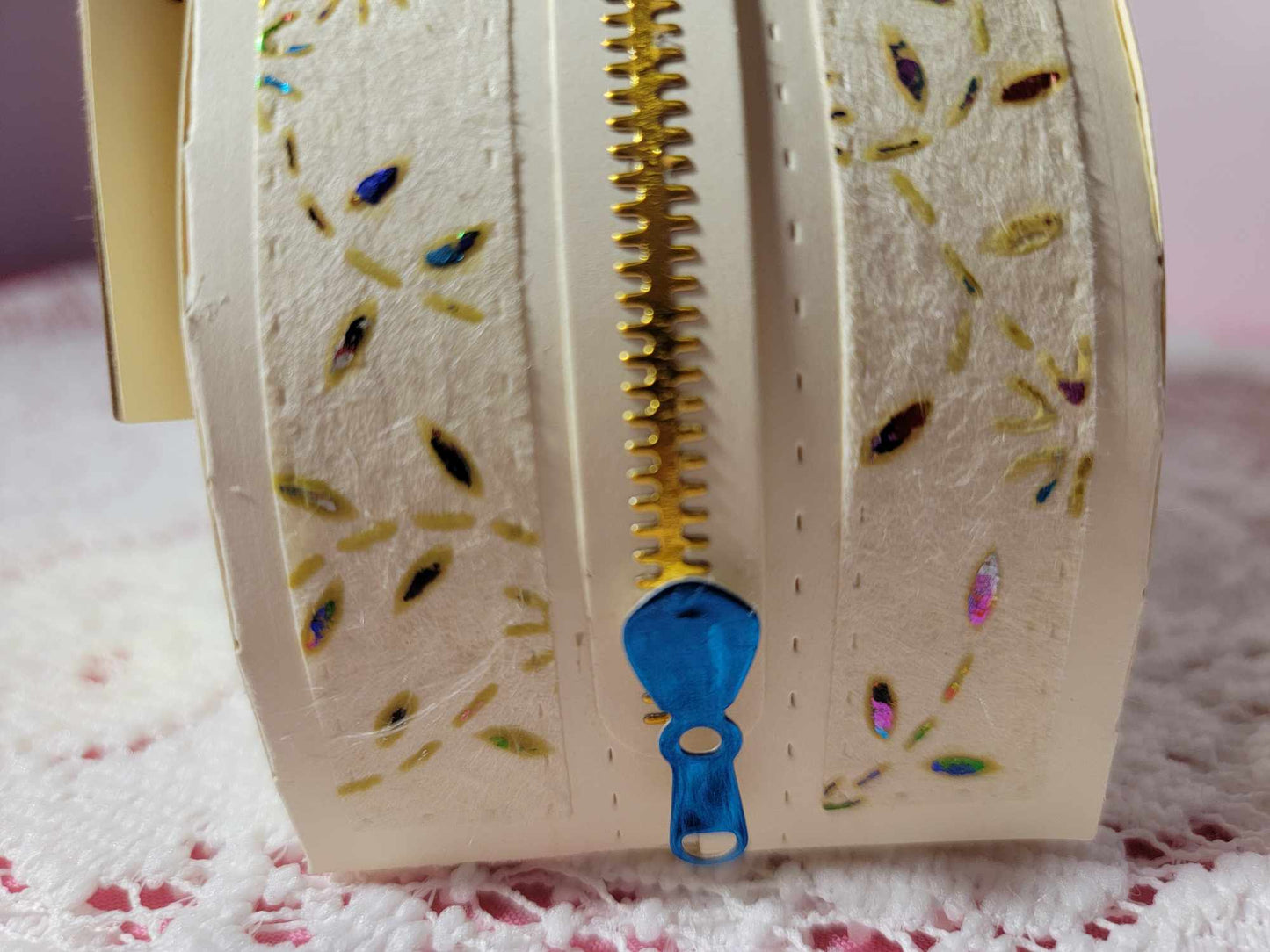 3D paper handbag Gift Box - Spring Blossoms