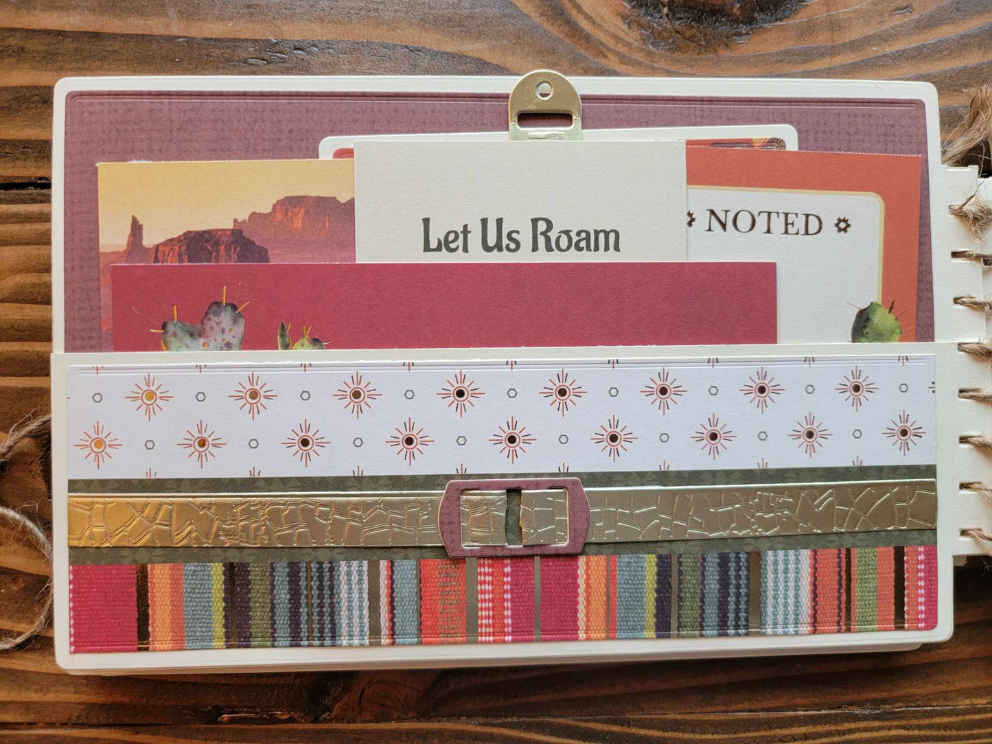 Southwestern Mini Album - Making Memories Scrapbook